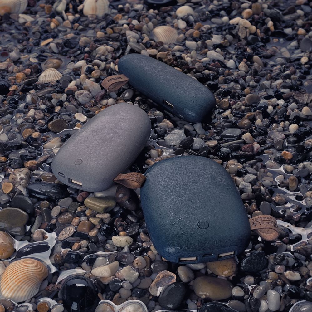 Внешний аккумулятор Pebble 7800 мАч, серо-синий, фото 4
