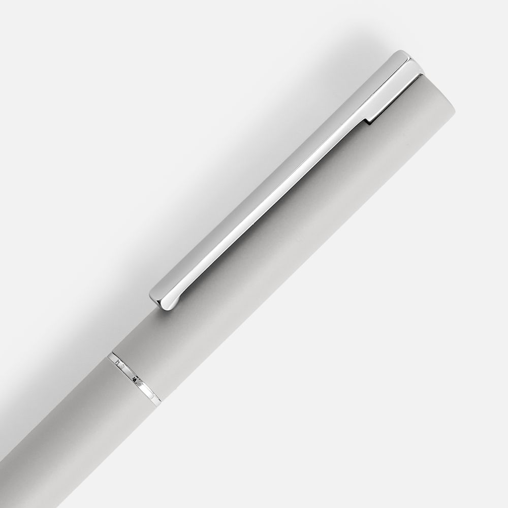 Ручка шариковая Blade Soft Touch, серая, фото 3