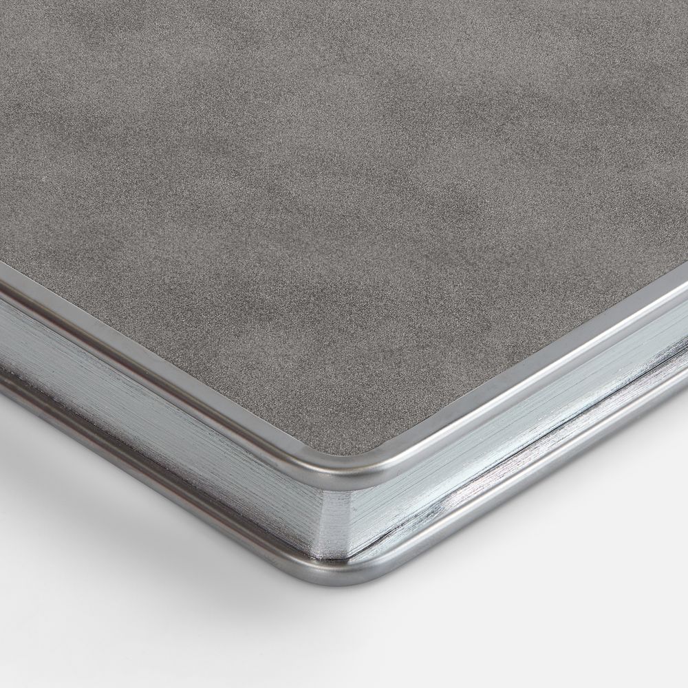 Ежедневник Metal Frame на заказ, датированный, серый, фото 6