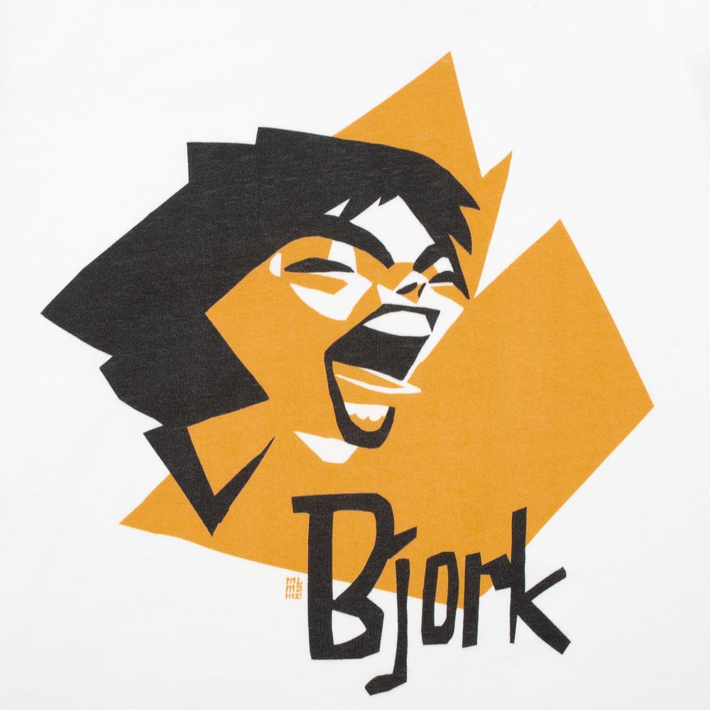 Футболка женская «Меламед. Bjork», белая, фото 3