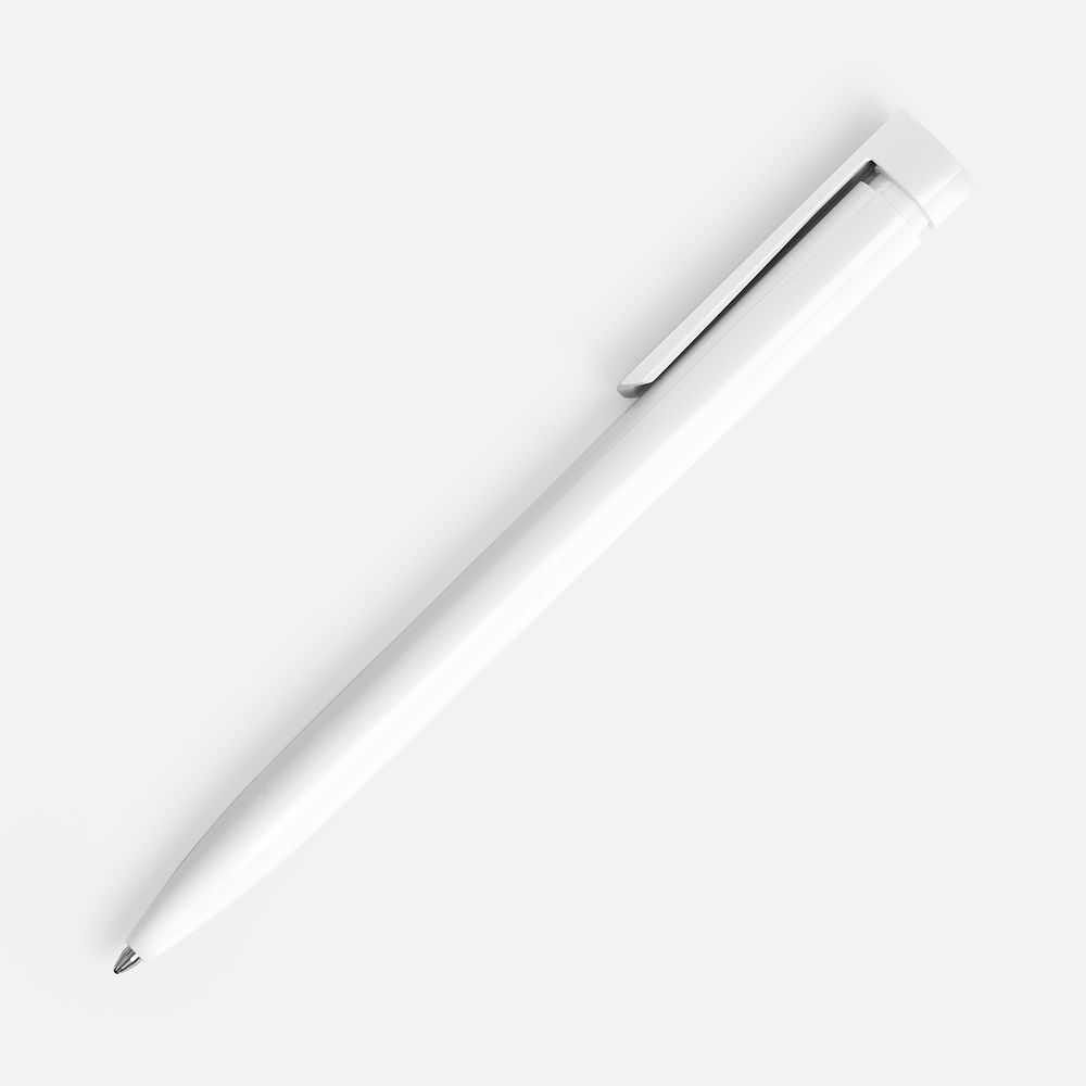Ручка шариковая Liberty Polished, белая, фото 2