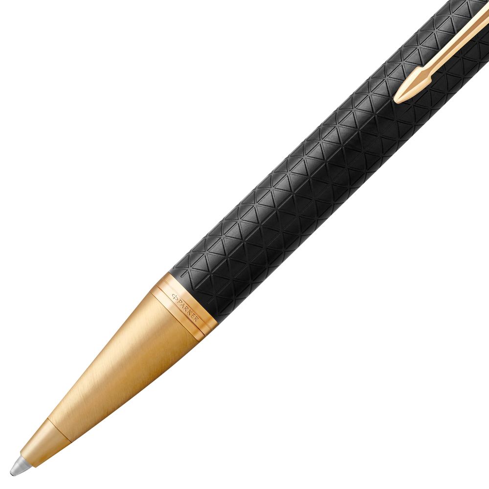 Ручка шариковая Parker IM Premium Black/Gold GT, фото 2