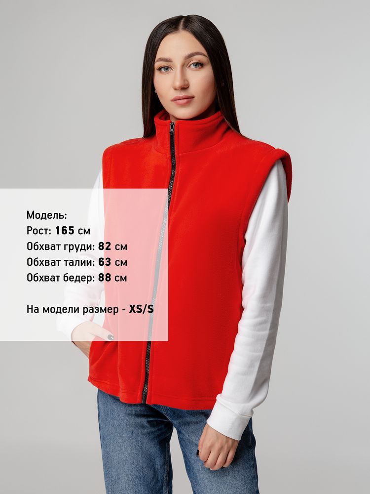 Жилет флисовый Manakin, красный, фото 9