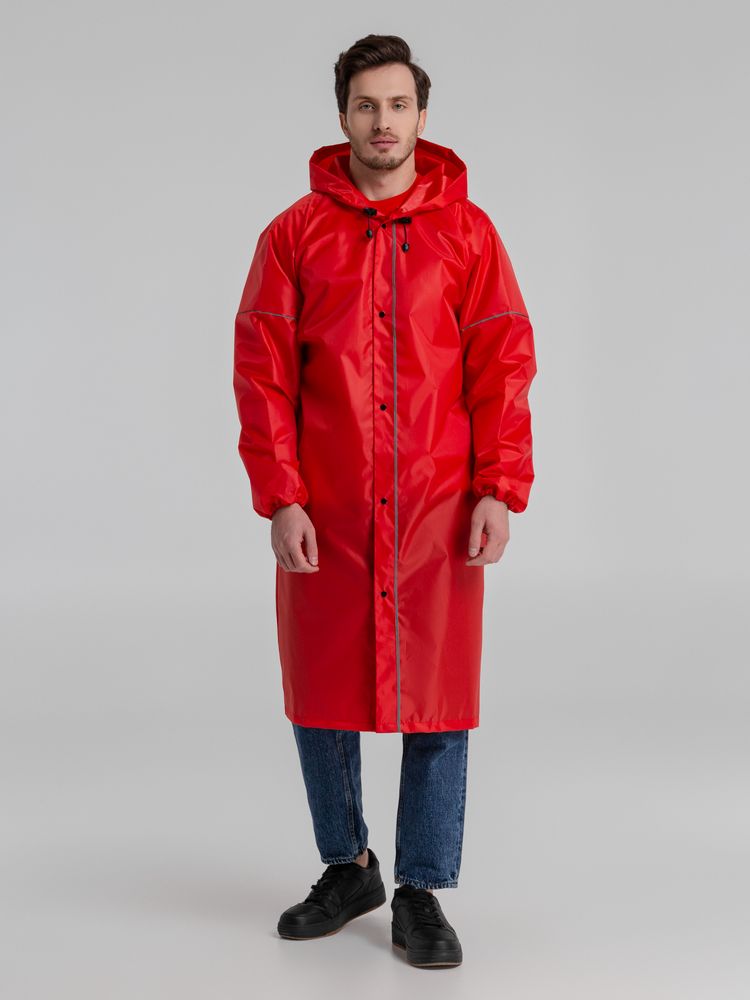 Дождевик со светоотражающими элементами Rainman Blink, красный, фото 5