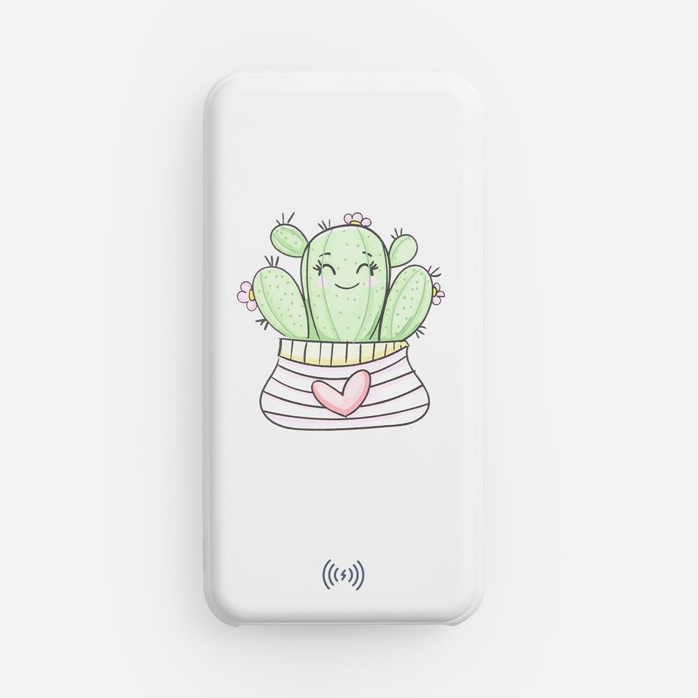 Аккумулятор с беспроводной зарядкой All Day Wireless, 10000 мАч, белый, фото 9