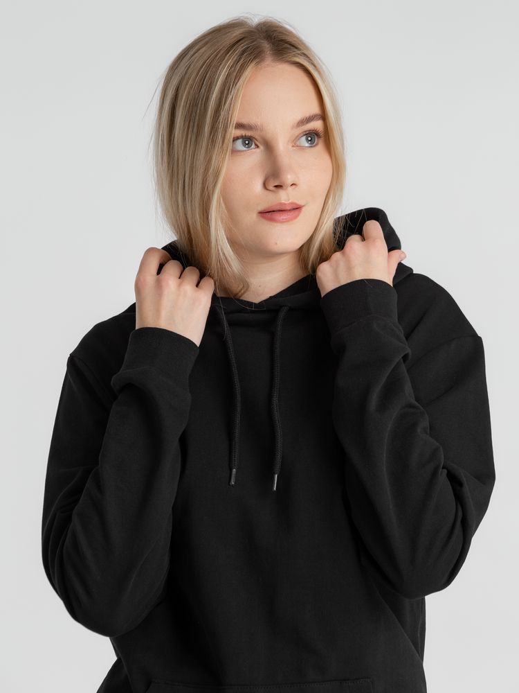 Толстовка с капюшоном унисекс Hoodie, черная, фото 10