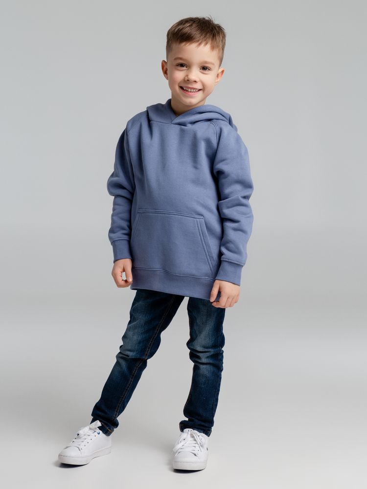 Толстовка детская Stellar Kids, синяя, фото 4