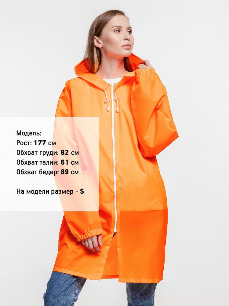 Дождевик Rainman Zip, оранжевый неон, фото 8