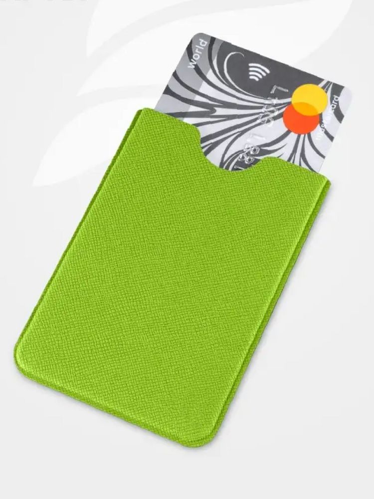 Чехол для карты с RFID-защитой на заказ, экокожа, фото 4