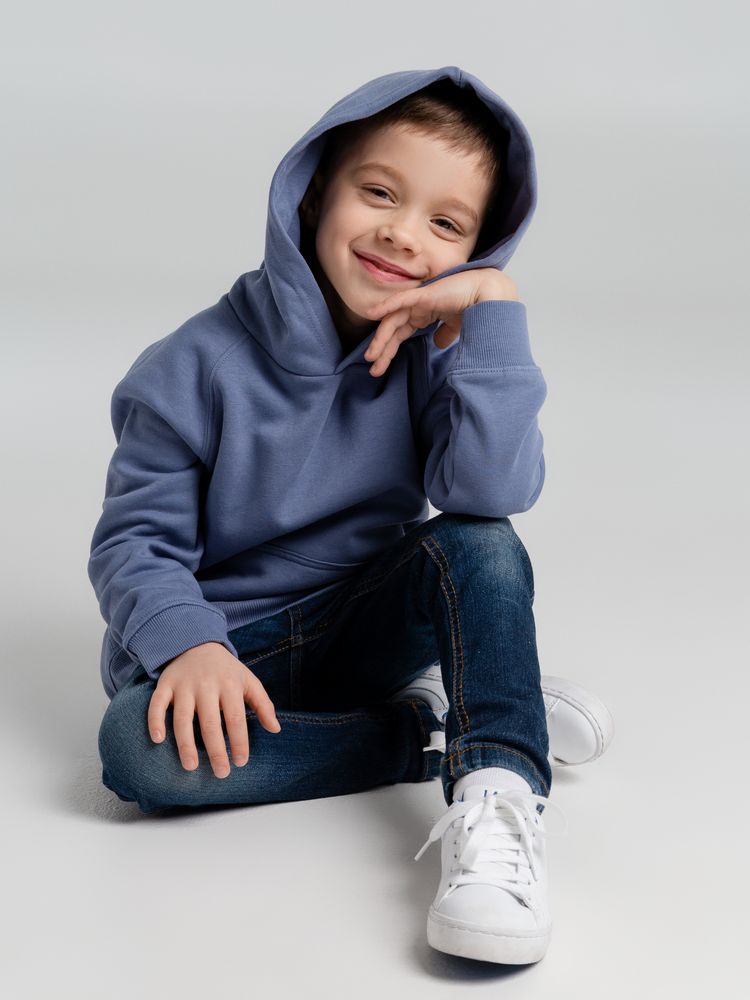 Толстовка детская Stellar Kids, синяя, фото 7
