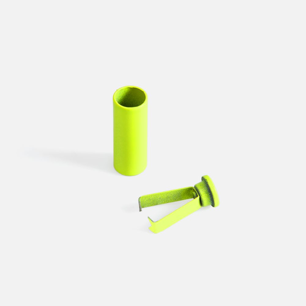 Наконечник для шнурка Nozzle, ver.2, желтый неон, фото 3