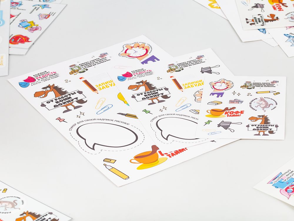 Наклейки ПВХ Sticker Pack на заказ, M, фото 3