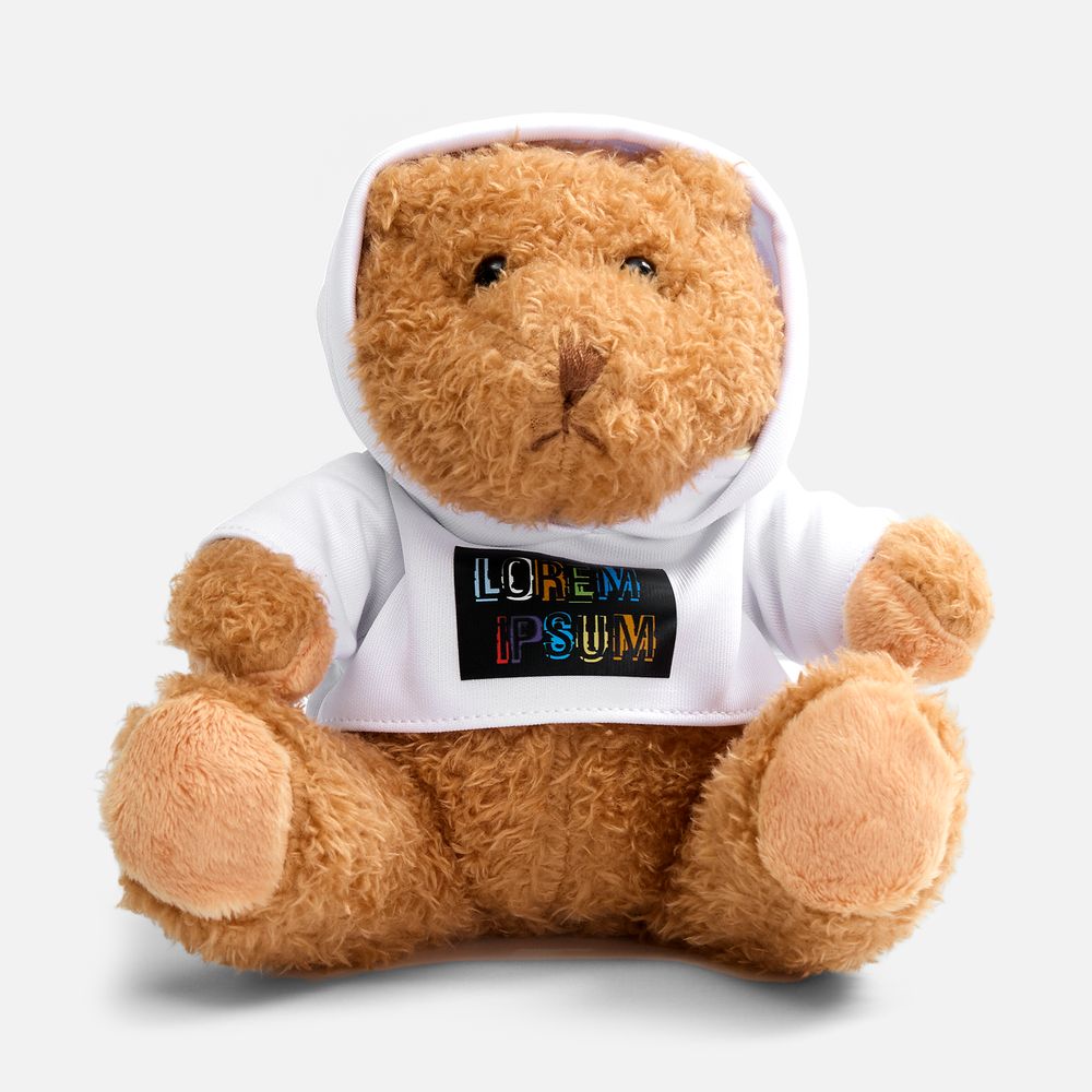 Мягкая игрушка «Мишка Cuddleton» в белом худи, фото 15