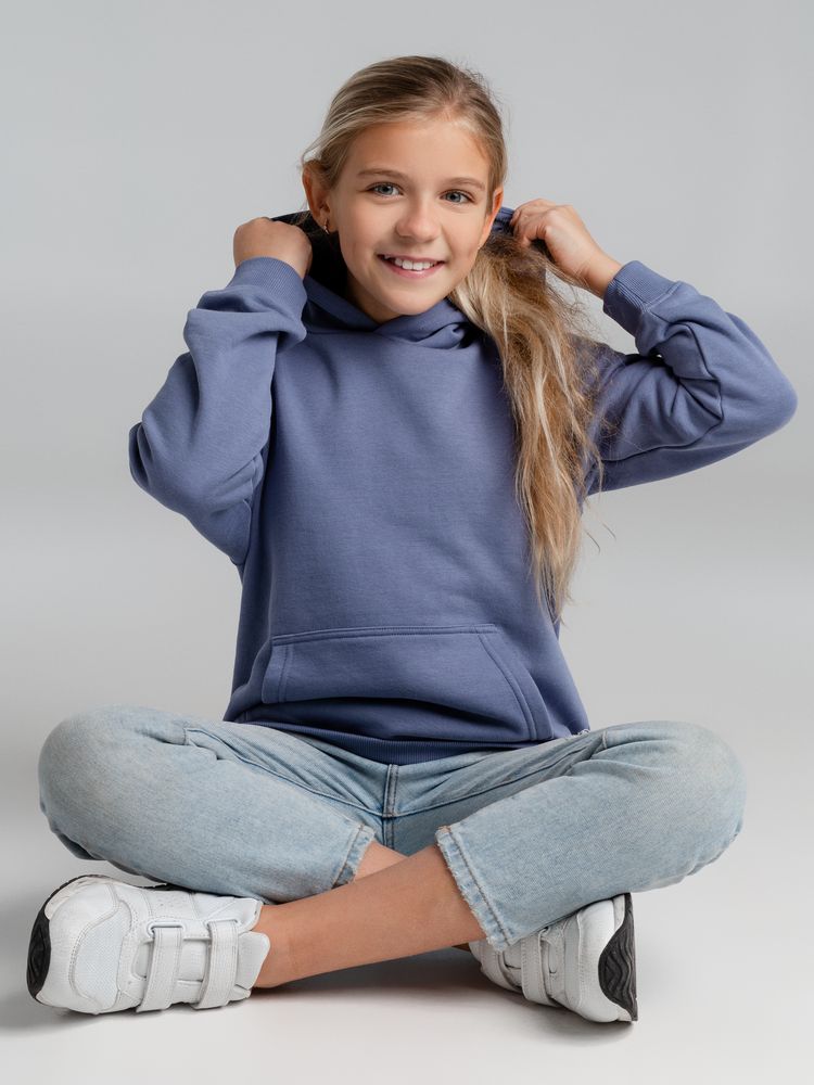 Толстовка детская Stellar Kids, синяя, фото 11