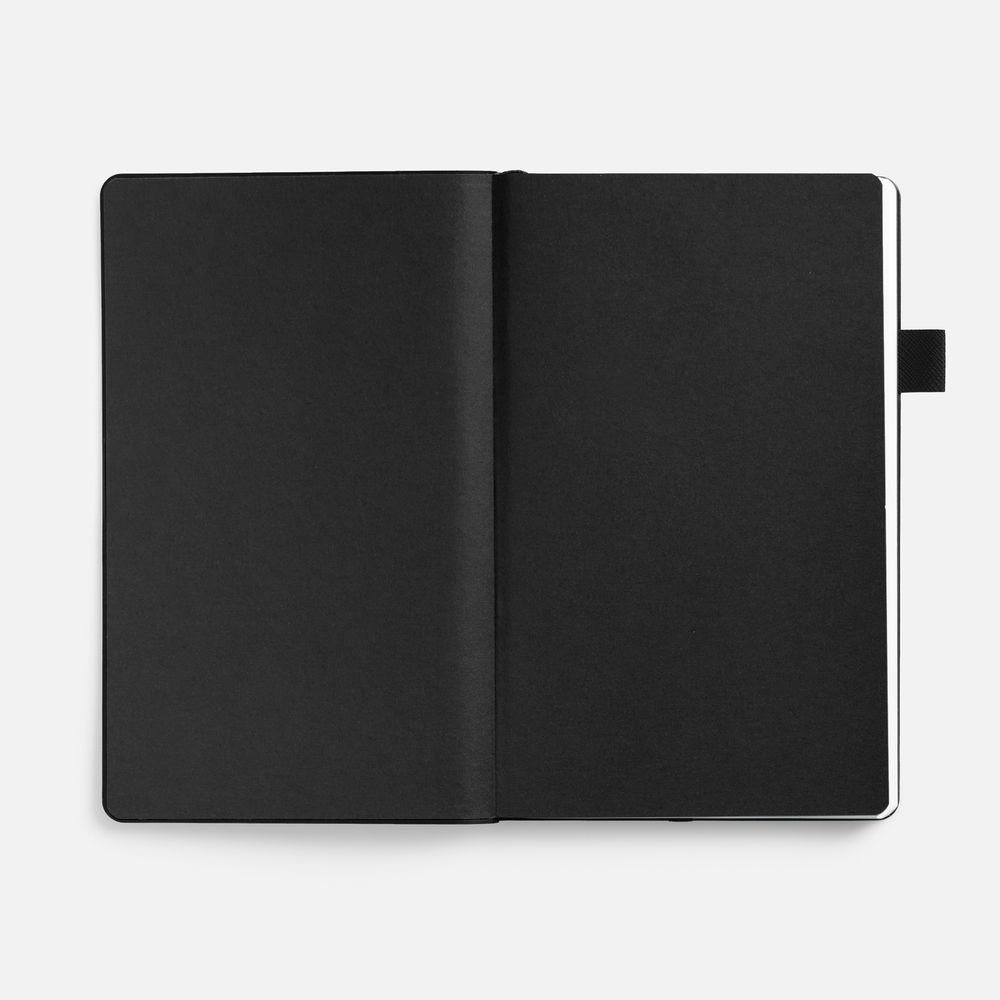 Ежедневник White Shall, недатированный, бело-черный, фото 6