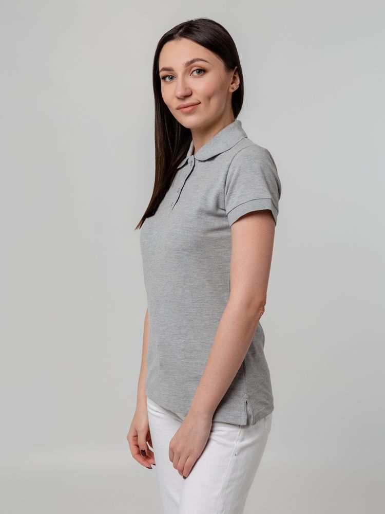 Рубашка поло женская Virma Premium Lady, серый меланж, фото 7