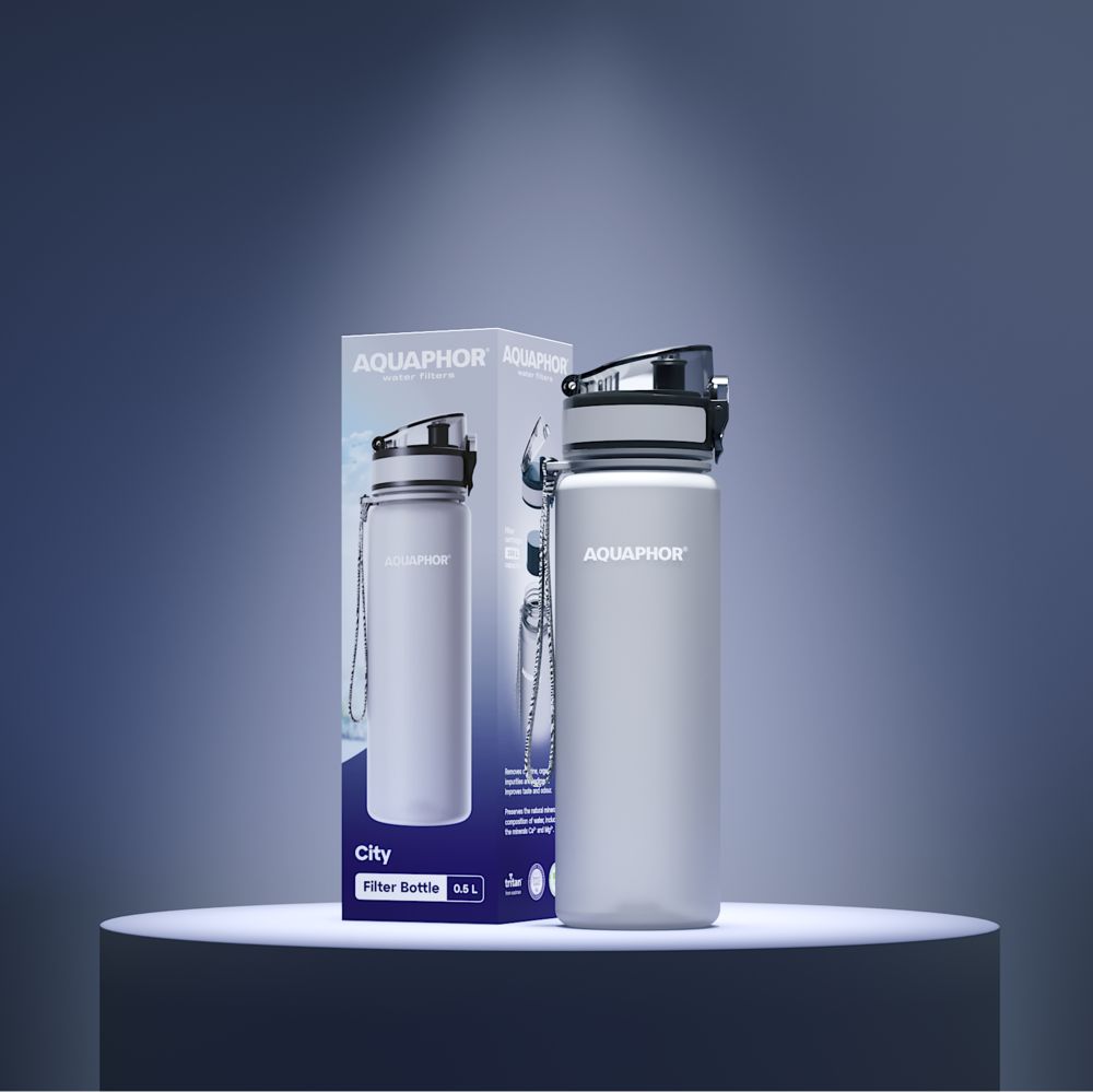 Бутылка с фильтром «Аквафор Сити», серая, фото 7