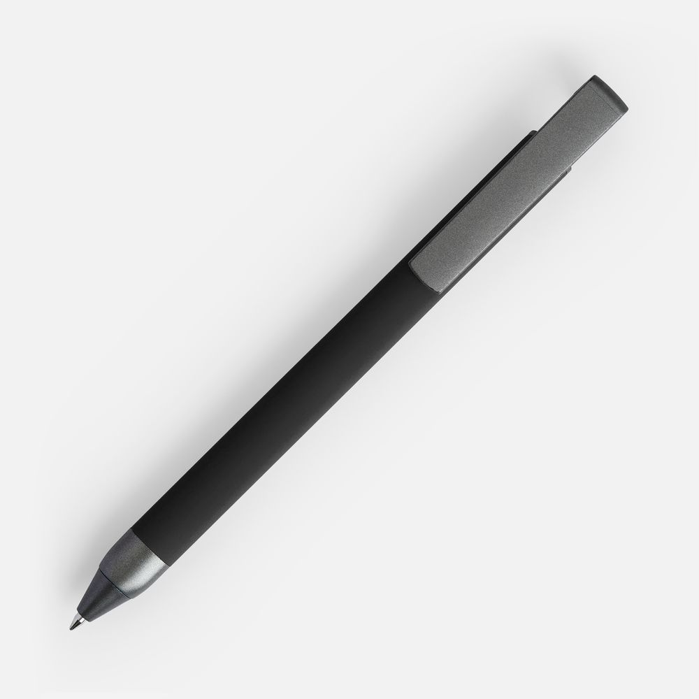 Ручка шариковая Standic с подставкой для телефона, черная, фото 2