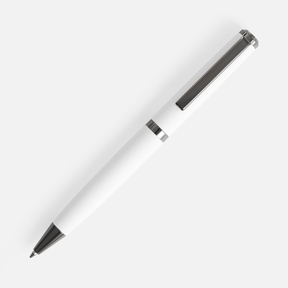 Ручка шариковая Inkish Gunmetal в футляре, белая, фото 2