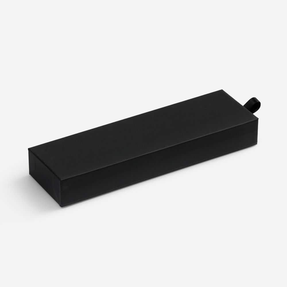 Ручка шариковая Broad Ring Soft Touch в футляре, черная, фото 3
