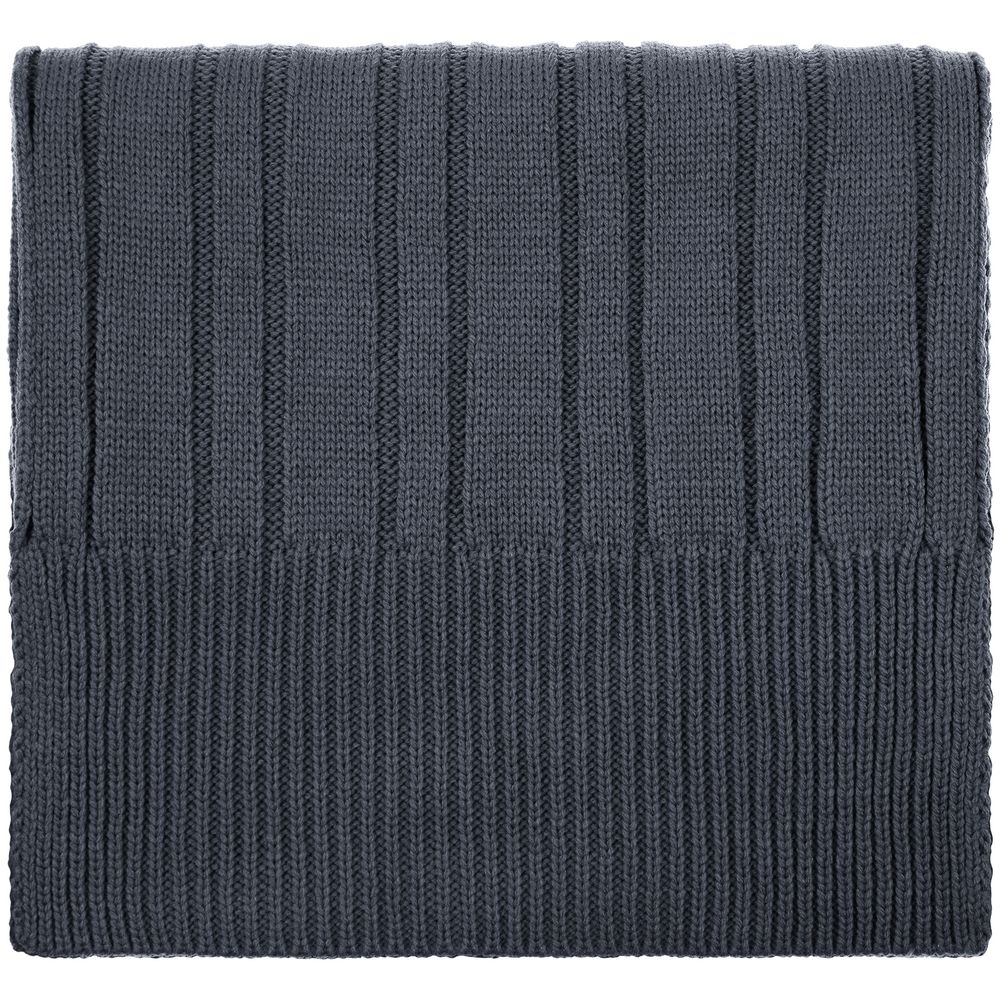 Шарф Knit Beat, темно-серый, фото 2