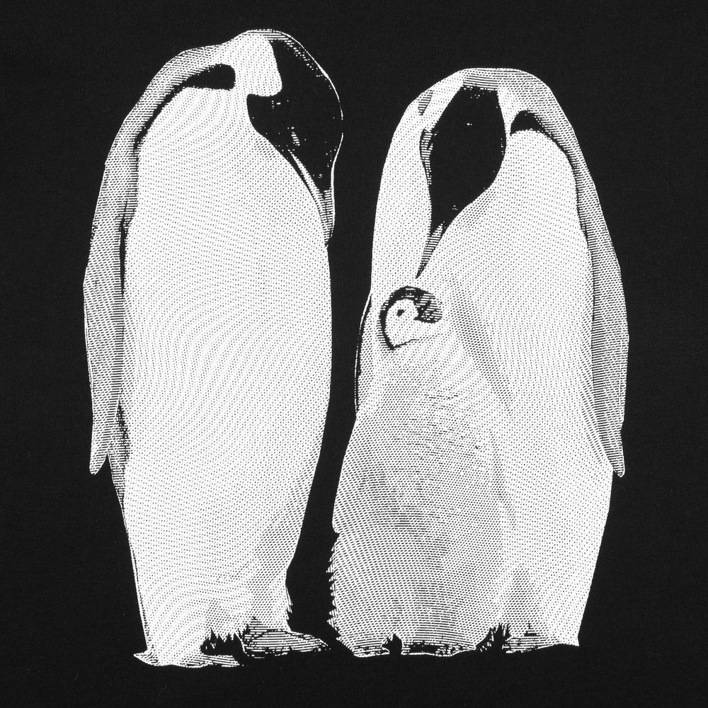 Футболка женская Like a Penguin, черная, фото 2