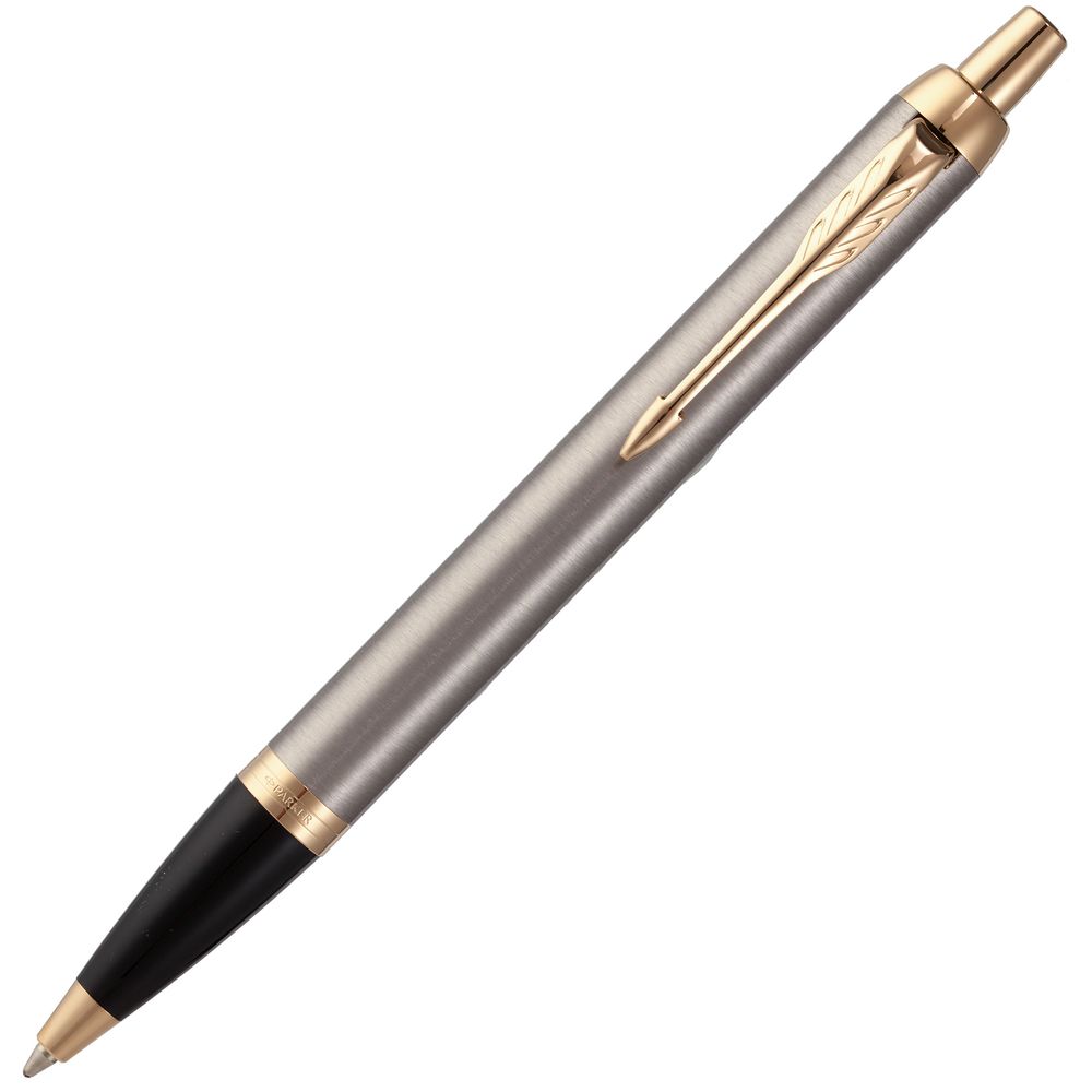 Ручка шариковая Parker IM Core K321 Brushed Metal GT M, фото 4