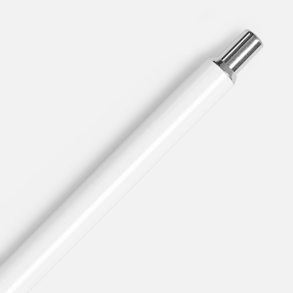 Ручка шариковая Slim Beam, белая, фото 2