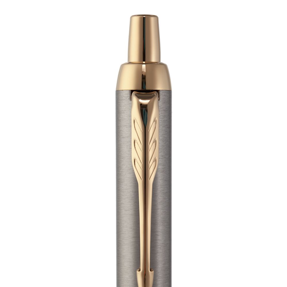 Ручка шариковая Parker IM Core K321 Brushed Metal GT M, фото 5