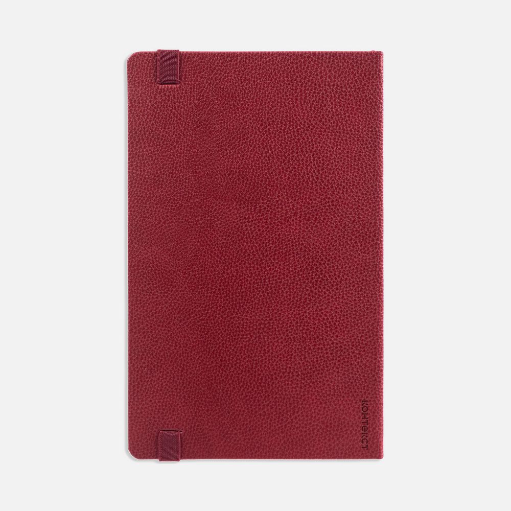 Ежедневник Nova Round, недатированный, красный, фото 4