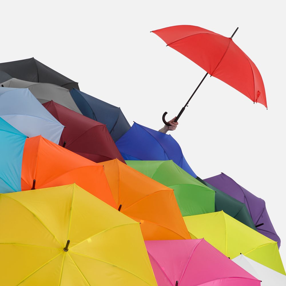 Зонт-трость Standard, черный, фото 7