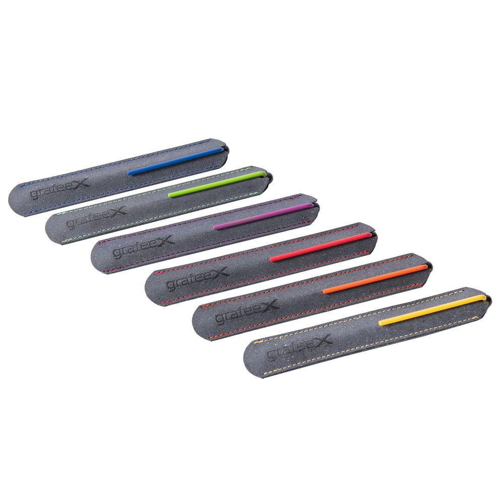 Карандаш GrafeeX в чехле, черный с фиолетовым, фото 5