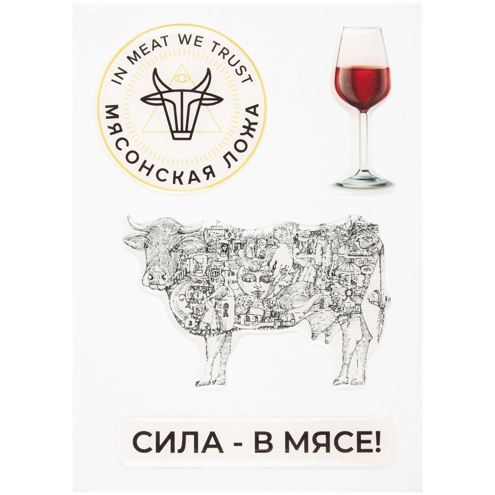Объемные наклейки под смолой Sticker Pack на заказ, фото 2
