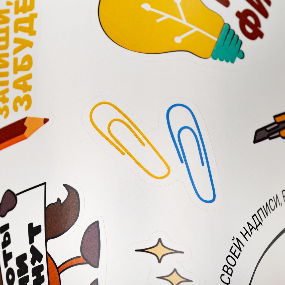 Наклейки бумажные Sticker Pack на заказ, S, фото 5
