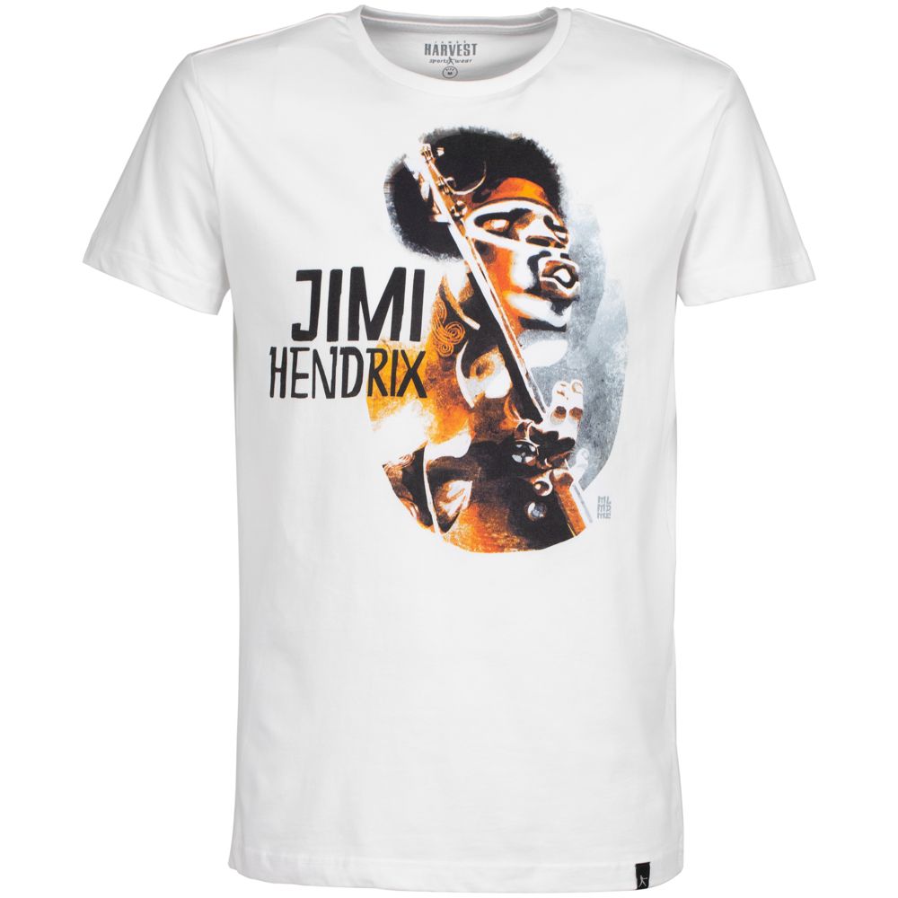 Футболка «Меламед. Jimi Hendrix», белая, фото 2