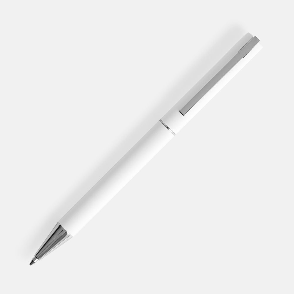 Ручка шариковая Blade Soft Touch, белая, фото 2