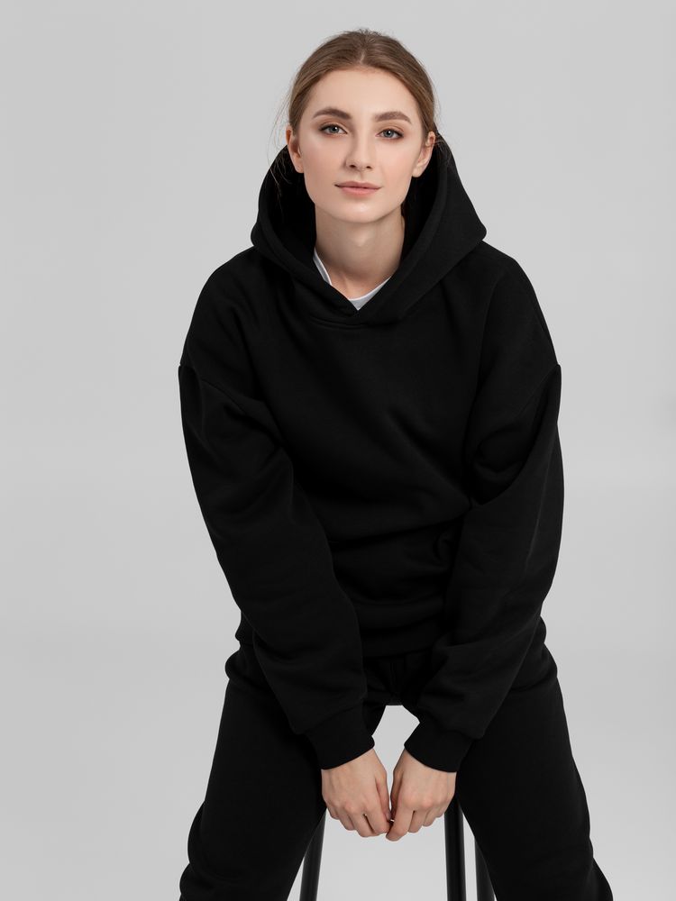 Худи Kulonga Oversize, черное, фото 7