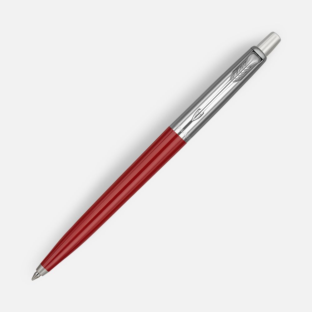 Ручка шариковая Parker Jotter Originals Red CT, красная, фото 2