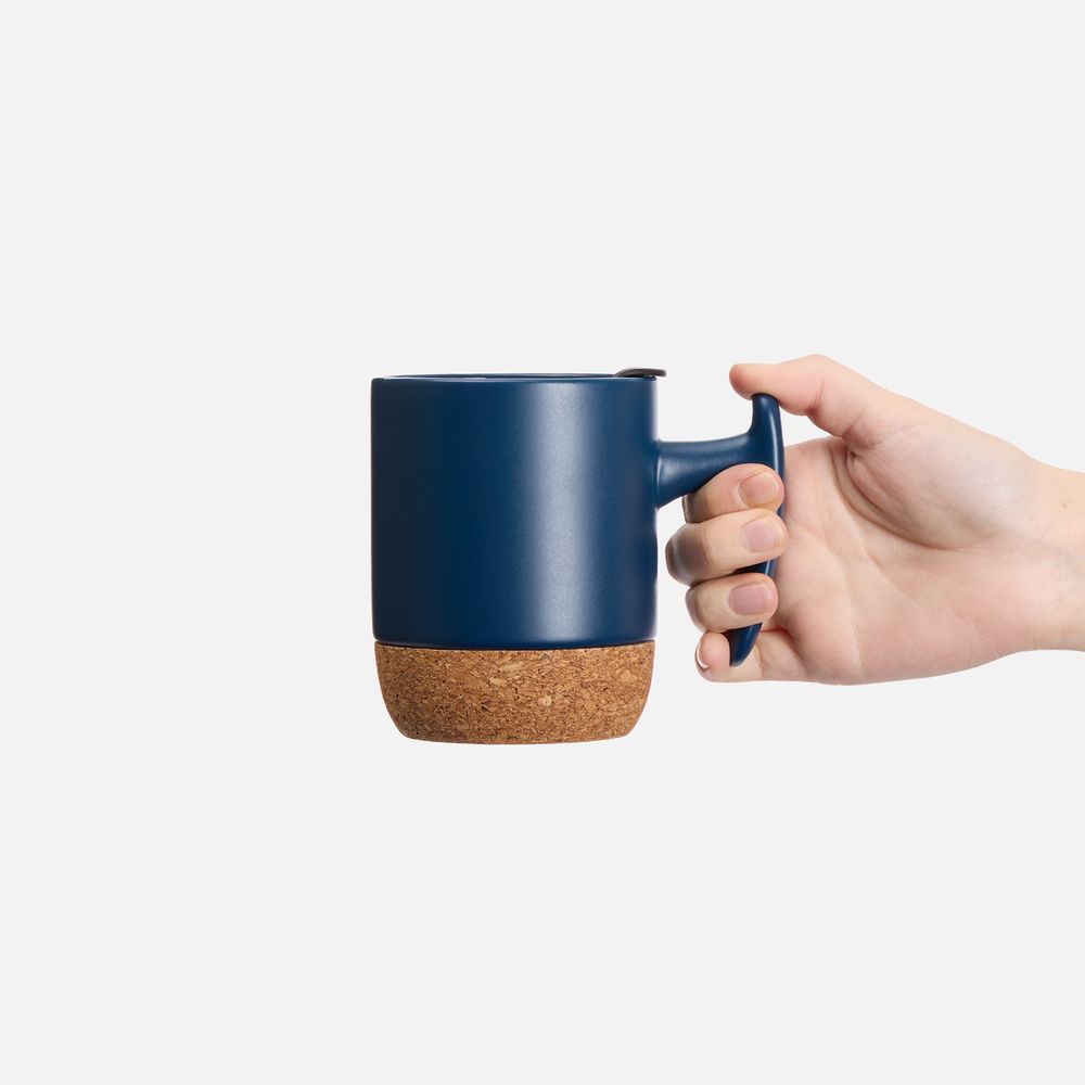Кружка Corky Grip, синяя, фото 3