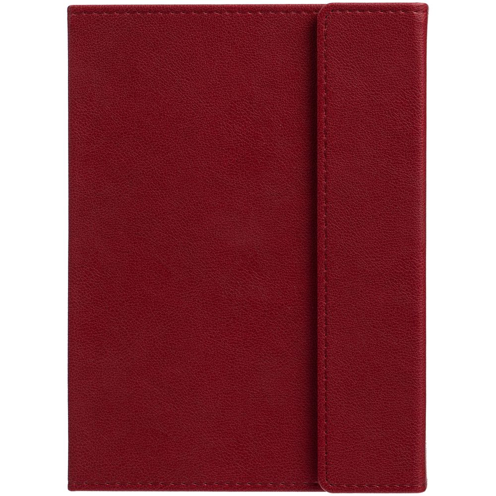 Ежедневник Flap на заказ, недатированный, красный, фото 3