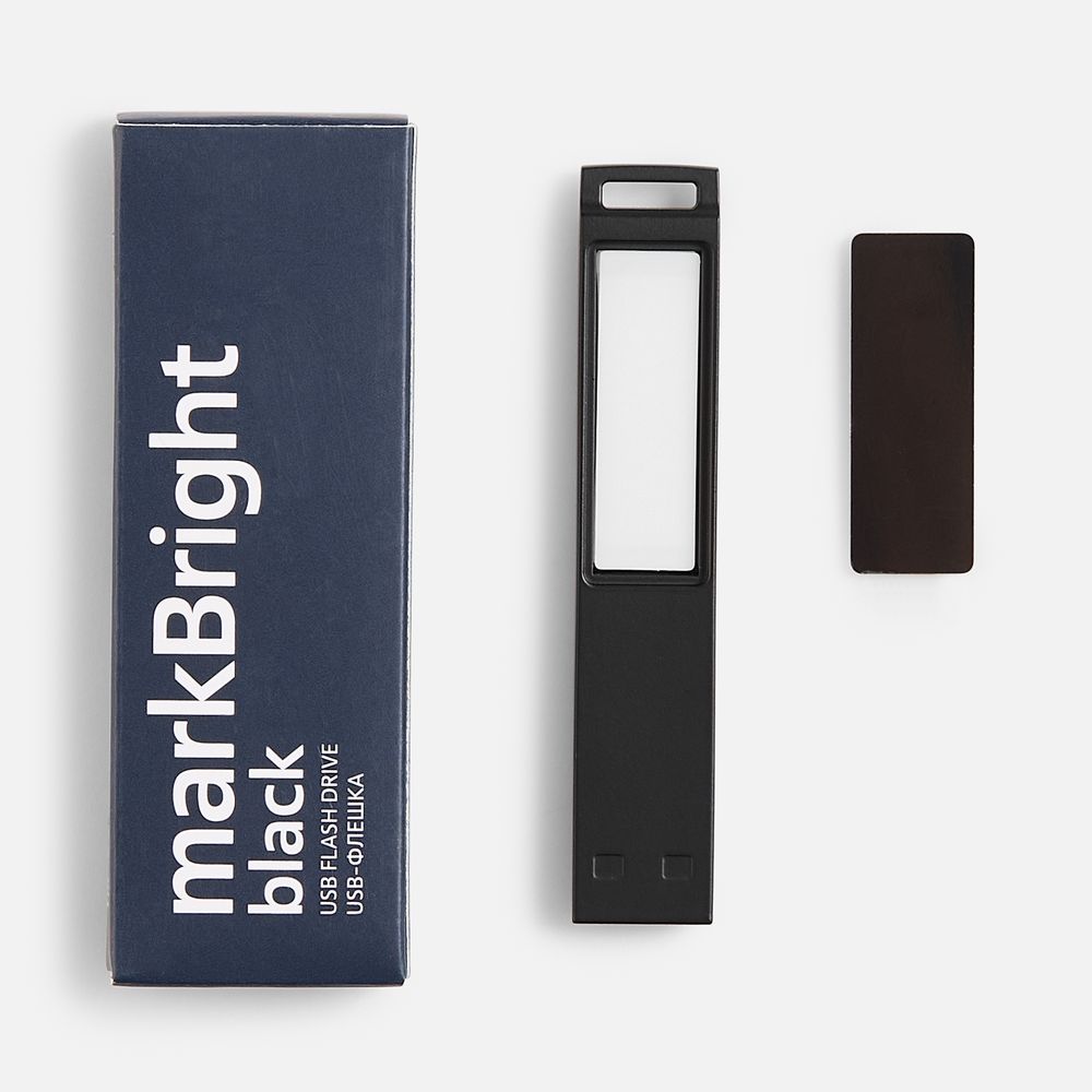 Флешка markBright Black с белой подсветкой, 32 Гб, фото 7