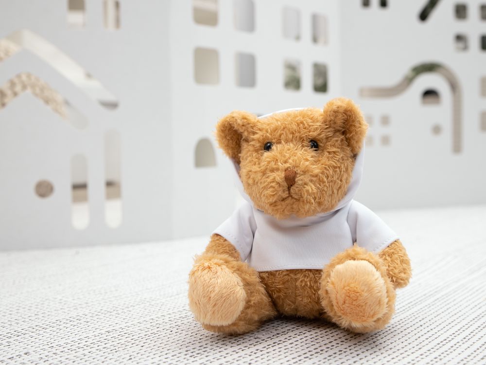 Мягкая игрушка «Мишка Cuddleton» в белом худи, фото 7
