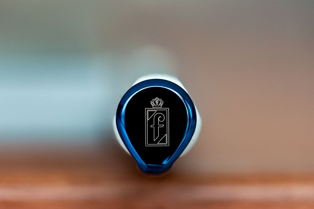 Ручка шариковая PF One, серебристая с синим, фото 5