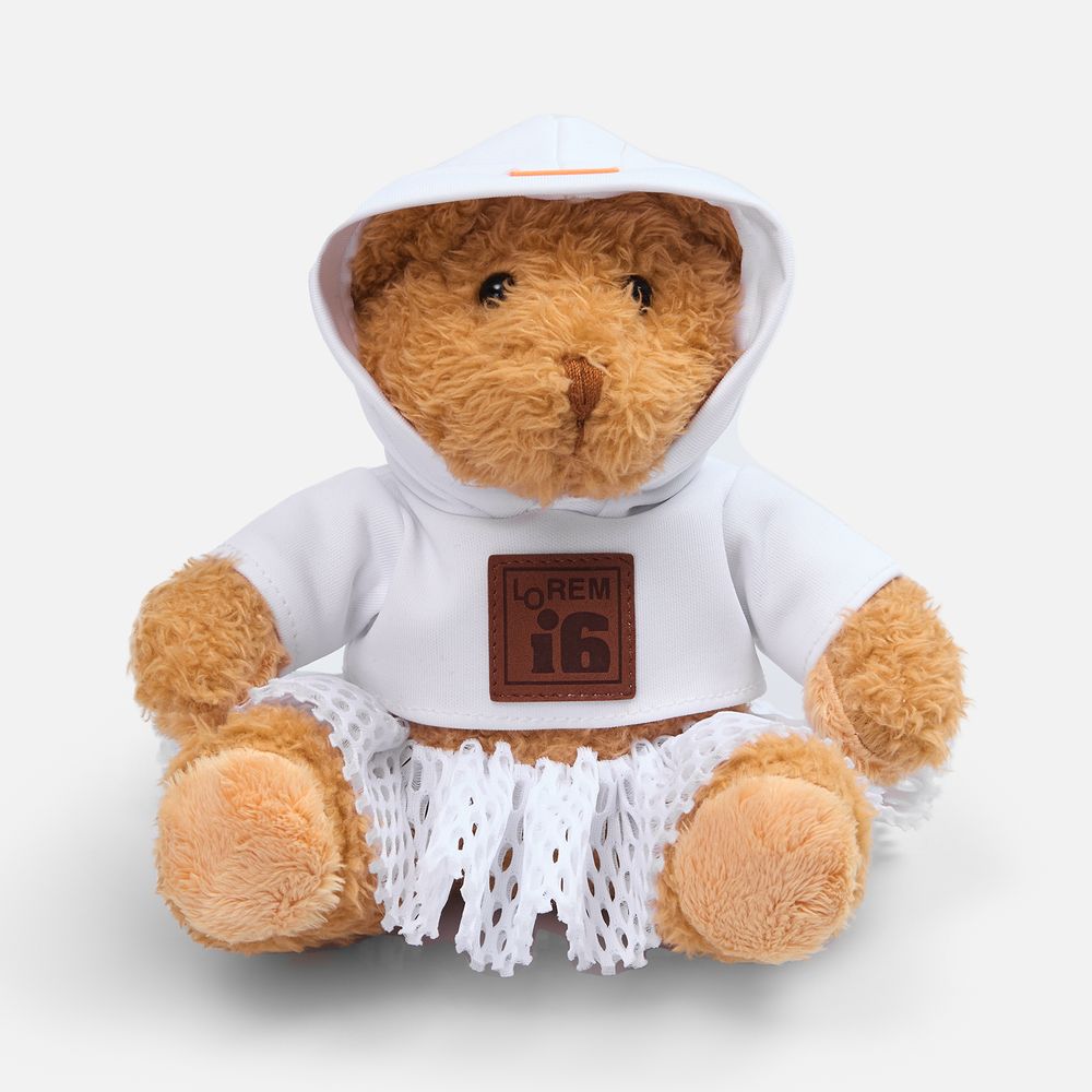 Мягкая игрушка «Мишка Cuddleton» в белом худи, фото 13
