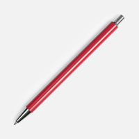 Ручка шариковая Slim Beam, красная