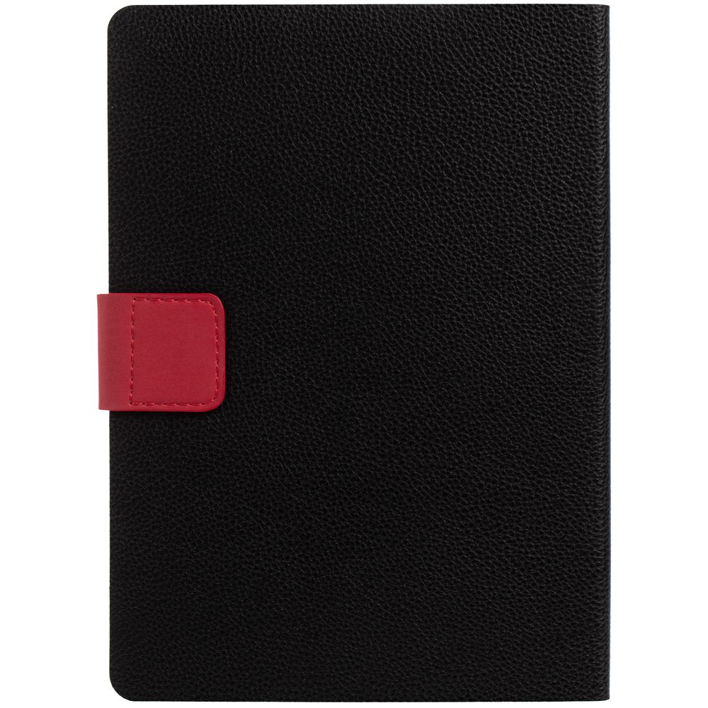 Ежедневник Boom, недатированный, черный с красным, фото 3
