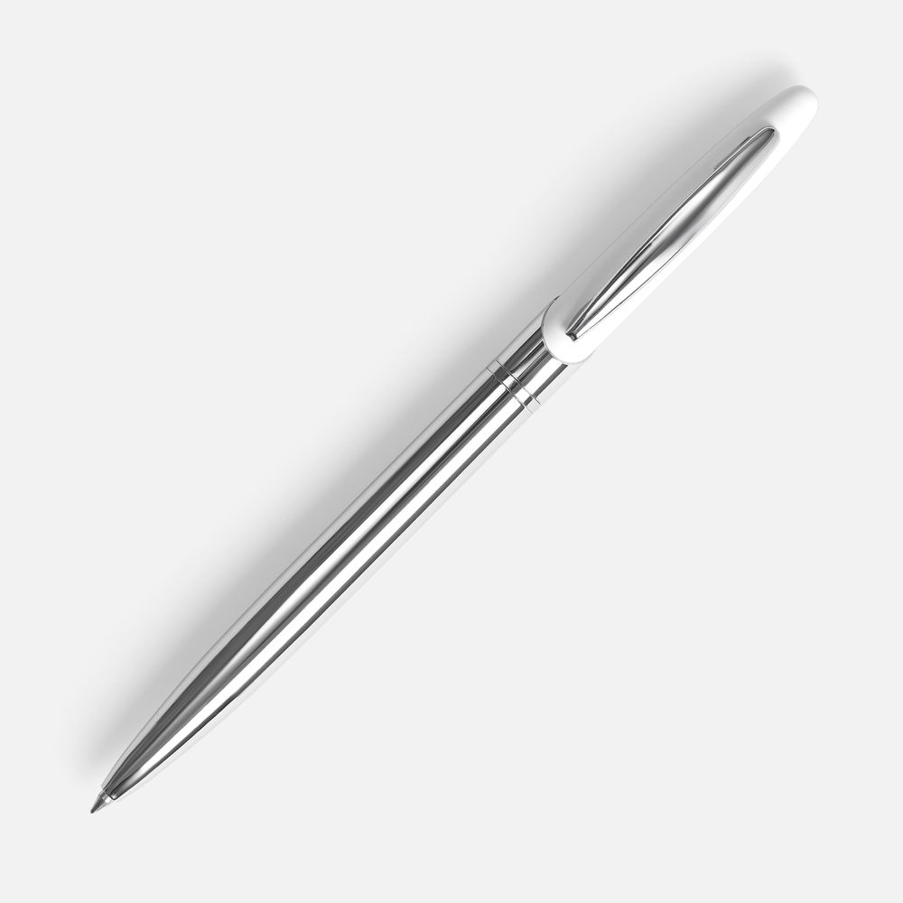 Ручка шариковая Dagger Soft Touch, белая, фото 2