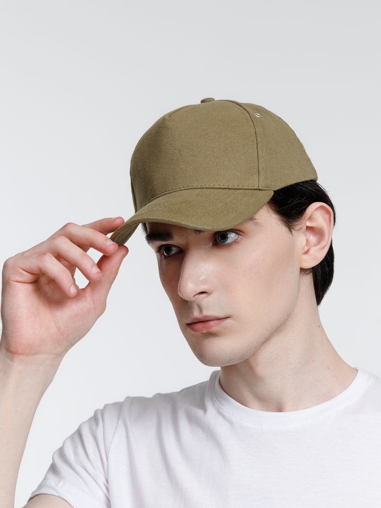 Бейсболка Standard, хаки, фото 4