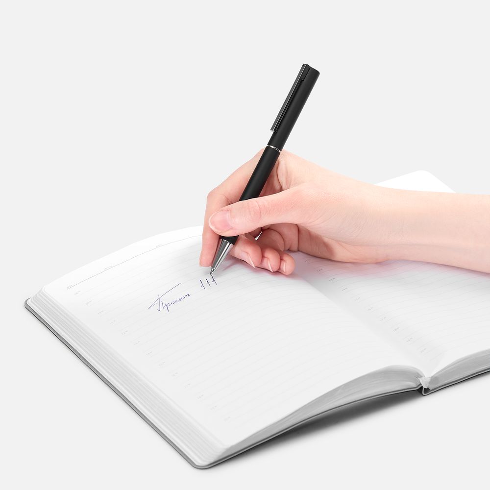 Ручка шариковая Blade Soft Touch, черная, фото 4