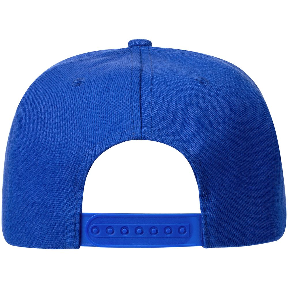 Бейсболка Snapback с прямым козырьком, ярко-синяя, фото 3